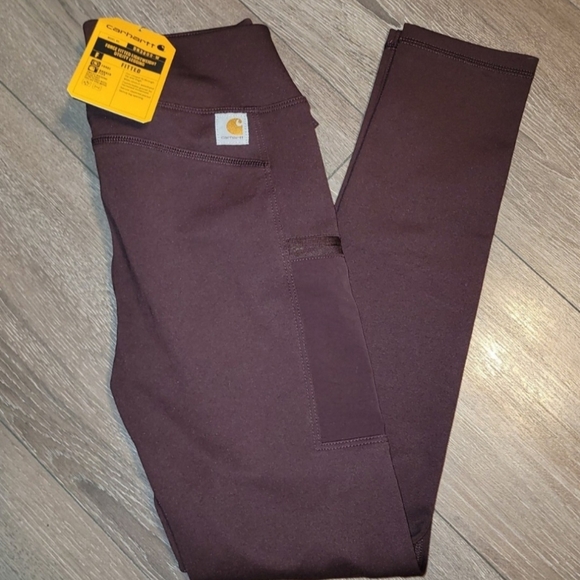 Carhartt Pants - Carhartt Women's Burgundy Leggings